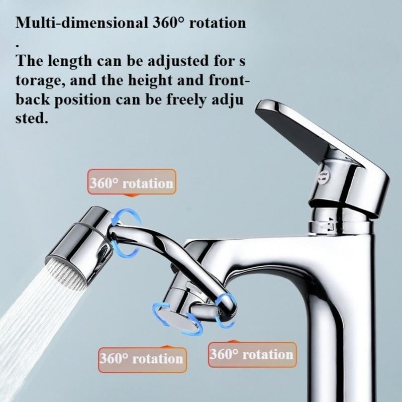 Rotatable Faucet Aerator Extension