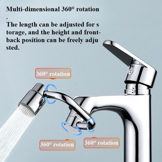 Rotatable Faucet Aerator Extension