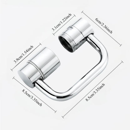Rotatable Faucet Aerator Extension