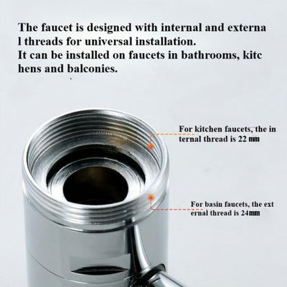 Rotatable Faucet Aerator Extension