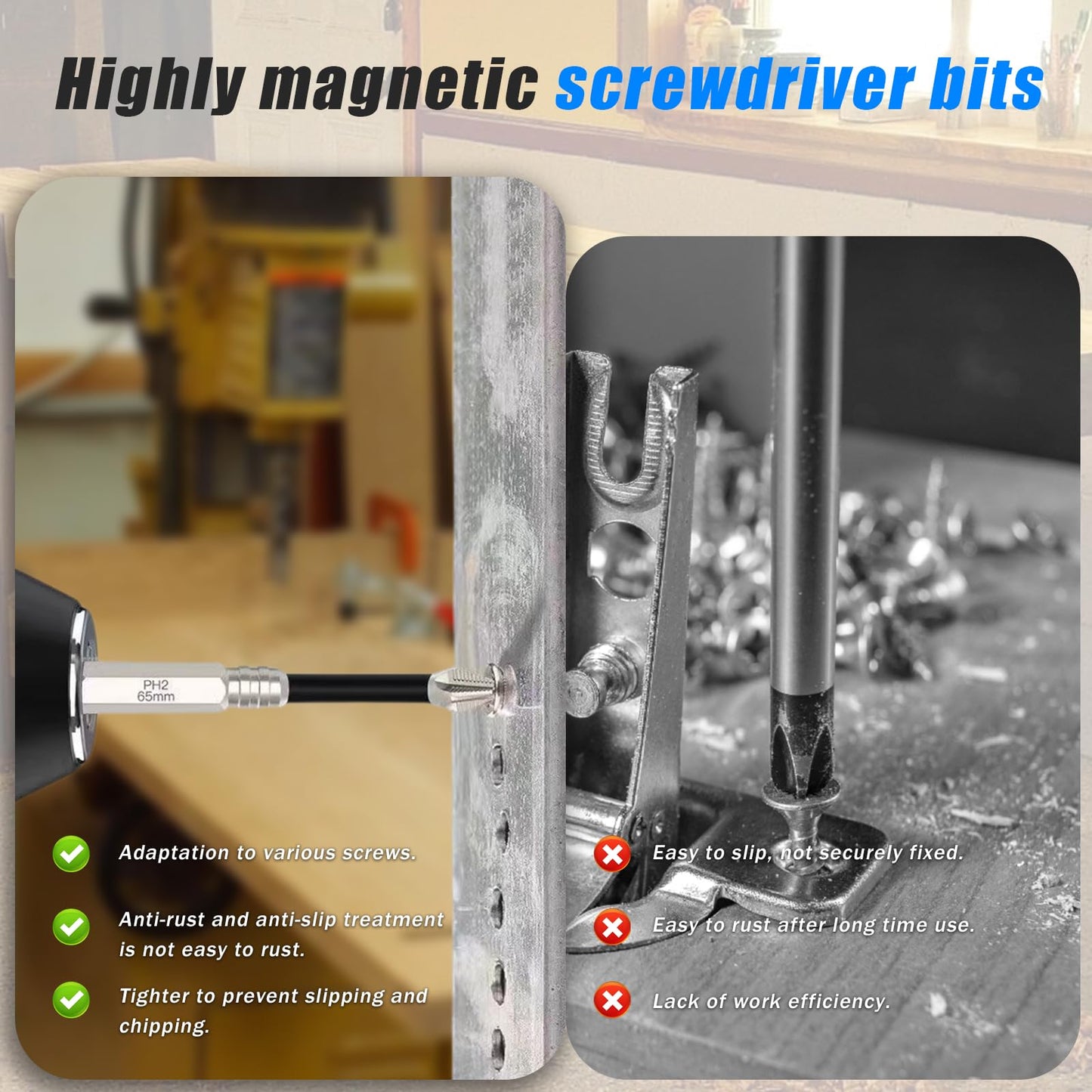 Pemutar Skru Magnetik Tinggi